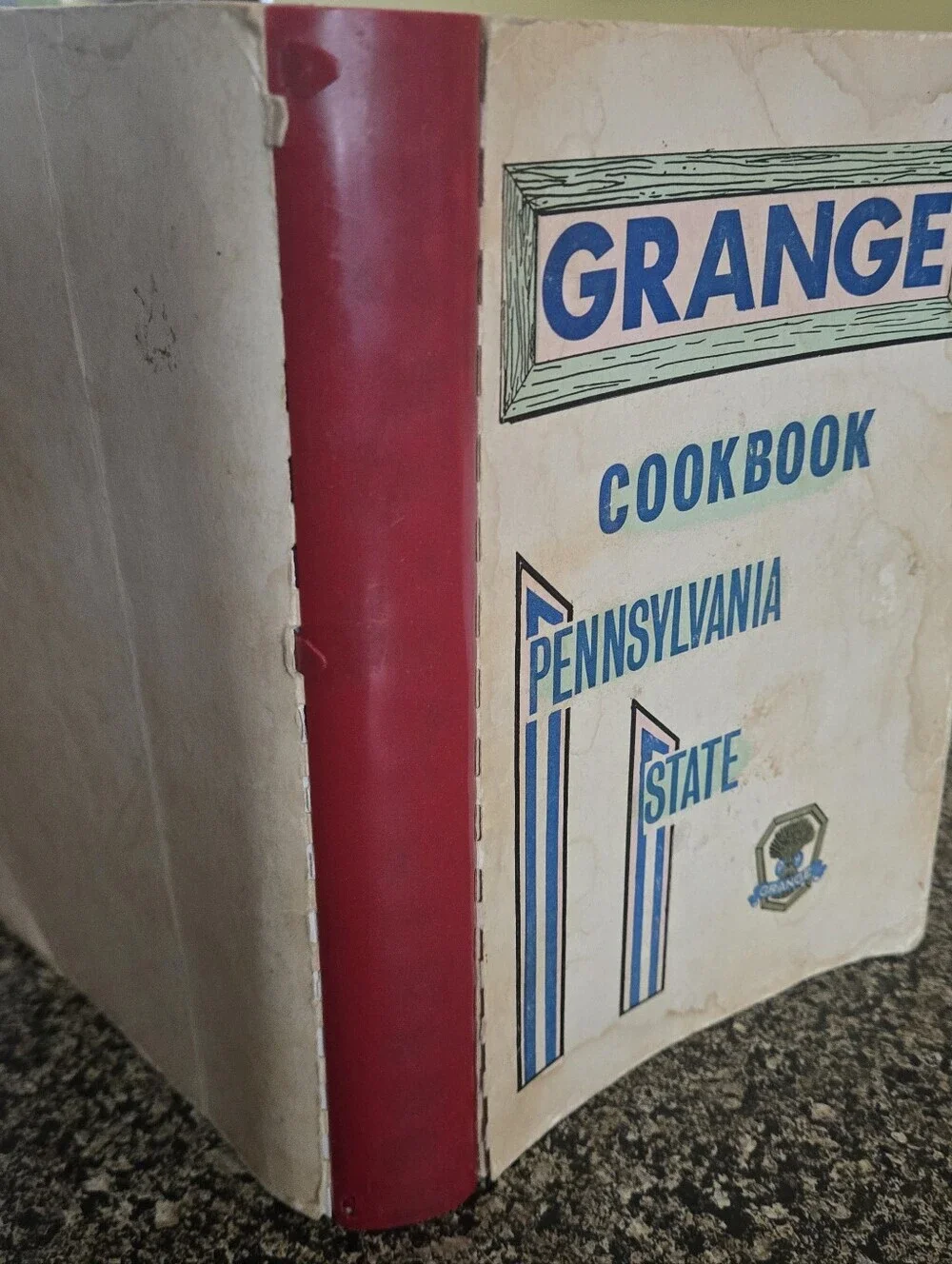 Vintage (1972) Grange Pennsylvania State Cookbook 536 Pages Over 1500 Recipes